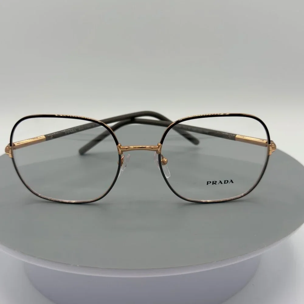 PRADA PR 56WV 02H1O1 Eyeglasses Frames Brown Beige 54-19-140